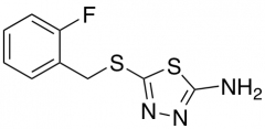 5-{[(2-Fluorophenyl)methyl]sulfanyl}-1,3,4-thiadiazol-2-amine