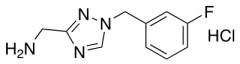 {1-[(3-Fluorophenyl)methyl]-1H-1,2,4-triazol-3-yl}methanamine Hydrochloride