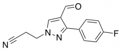 3-[3-(4-Fluorophenyl)-4-formyl-1H-pyrazol-1-yl]propanenitrile