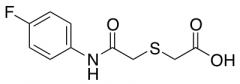 2-({[(4-Fluorophenyl)carbamoyl]methyl}sulfanyl)acetic acid