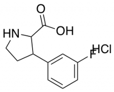 3-(3-Fluorophenyl)pyrrolidine-2-carboxylic Acid Hydrochloride