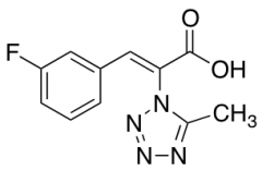 3-(3-Fluorophenyl)-2-(5-methyl-1H-1,2,3,4-tetrazol-1-yl)prop-2-enoic Acid