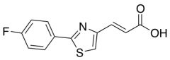 3-[2-(4-Fluorophenyl)-1,3-thiazol-4-yl]prop-2-enoic Acid