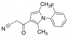 3-[1-(2-Fluorophenyl)-2,5-dimethyl-1H-pyrrol-3-yl]-3-oxopropanenitrile