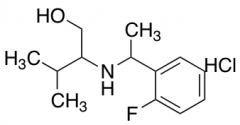 2-{[1-(2-Fluorophenyl)ethyl]amino}-3-methylbutan-1-ol hydrochloride