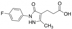 3-[2-(4-Fluorophenyl)-5-methyl-3-oxo-2,3-dihydro-1H-pyrazol-4-yl]propanoic Acid