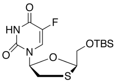 cis-5-Fluoro-1-[2-[[[(1,1-dimethylethyl)dimethylsilyl]oxy]methyl]-1,3-oxathiolan-5-yl]-2,4