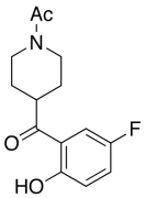 1-[4-(5-Fluoro-2-hydroxybenzoyl)-1-piperidinyl]-ethanone