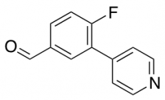 4-Fluoro-3-(pyridin-4-yl)benzaldehyde