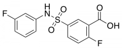 2-Fluoro-5-[(3-fluorophenyl)sulfamoyl]benzoic Acid