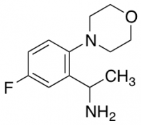1-[5-Fluoro-2-(morpholin-4-yl)phenyl]ethan-1-amine
