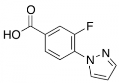 3-Fluoro-4-(1H-pyrazol-1-yl)benzoic Acid
