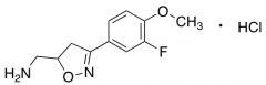 [3-(3-Fluoro-4-methoxyphenyl)-4,5-dihydro-1,2-oxazol-5-yl]methanamine Hydrochloride