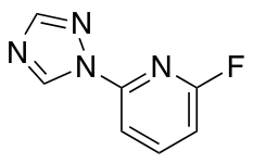 2-fluoro-6-(1H-1,2,4-triazol-1-yl)pyridine