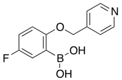 [5-fluoro-2-(pyridin-4-ylmethoxy)phenyl]boronic acid