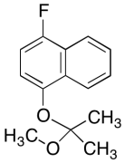4-Fluoro-1-((2-methoxypropan-2-yl)oxy)naphthalenol