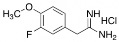 2-(3-fluoro-4-methoxyphenyl)ethanimidamide hydrochloride