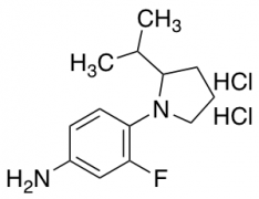 3-fluoro-4-[2-(propan-2-yl)pyrrolidin-1-yl]aniline dihydrochloride