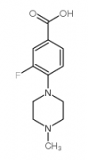 3-Fluoro-4-(4-methylpiperazin-1-yl)benzoic acid