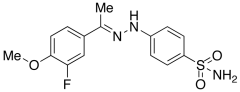 4[N&rsquo;-[1-[3-Fluoro-4-methoxy-phenyl)-ethylidene]hydrazino}benzenesulfonamide