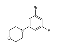 3-Fluoro-5-morpholino-1-bromobenzene
