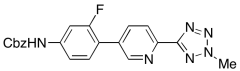 N-[3-Fluoro-4-[6-(2-methyl-2H-tetrazol-5-yl)-3-pyridinyl]phenyl]carbamic Acid Phenylmethyl