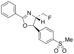 (4S,5R)-4-(Fluoromethyl)-4,5-dihydro-5-[4-(methylsulfonyl)phenyl]-2-phenyloxazole