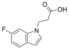 3-(6-fluoro-1H-indol-1-yl)propanoic Acid