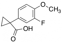 1-(3-fluoro-4-methoxyphenyl)cyclopropane-1-carboxylic Acid