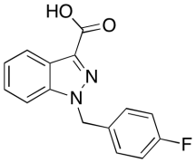 1-[(4-Fluorophenyl)methyl]-1H-indazole-3-carboxylic Acid