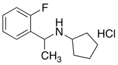 N-[1-(2-fluorophenyl)ethyl]cyclopentanamine hydrochloride