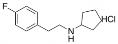 N-[2-(4-fluorophenyl)ethyl]cyclopentanamine hydrochloride