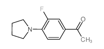 1-(3-Fluoro-4-pyrrolidin-1-ylphenyl)ethanone