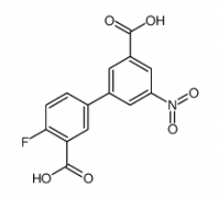 4-Fluoro-5'-nitrobiphenyl-3,3'-dicarboxylic acid