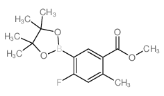 2-Fluoro-5-(methoxycarbonyl)-4-methylphenylboronic acid, pinacol ester