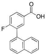 4-Fluoro-3-(naphthalen-1-yl)benzoic acid