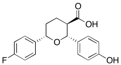 (2R,​3R,​6S)​-6-​(4-​Fluorophenyl)​tetrahydro-​2-​(4-​hydroxyphenyl)​-2