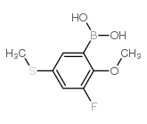3-Fluoro-2-methoxy-5-methylthiophenylboronic acid