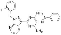 2-(1-(2-Fluorobenzyl)-1H-pyrazolo[3,4-b]pyridin-3-yl)-5-(phenyldiazenyl)pyrimidine-4,6-dia