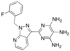 2-[1-(2-Fluorobenzyl)-1H-pyrazolo[3,4-b]pyridin-3-yl]pyrimidine-4,5,6-triamine