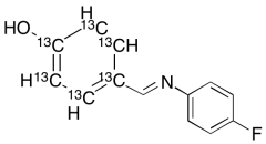 4-{[(p-Fluorophenyl)imino]methyl}phenol-13C6