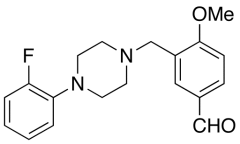 3-[[4-(2-Fluorophenyl)-1-piperazinyl]methyl]-4-methoxy-benzaldehyde