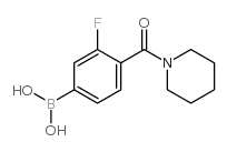 3-Fluoro-4-(piperidine-1-carbonyl)phenylboronic acid