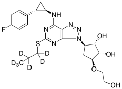 (1S,2S,3R,5S)-3-[7-[[(1R,2S)-2-(4-fluorophenyl)cyclopropyl]amino]-5-(propylthio)-3H-1,2,3-