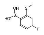 4-Fluoro-2-(methylthio)phenylboronic acid