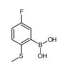 5-Fluoro-2-(methylthio)phenylboronic acid