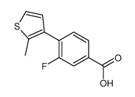 3-Fluoro-4-(2-methylthiophenyl)benzoic acid
