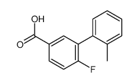 4-Fluoro-3-(2-methylphenyl)benzoic acid