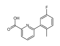 6-(5-Fluoro-2-methylphenyl)picolinic acid