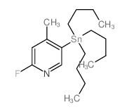 2-Fluoro-4-methyl-5-(tributylstannyl)pyridine